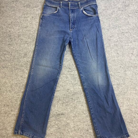 Men's vintage Wranglers faded pleaded straight leg cowboy‎ Western 28x26 stretch - Picture 1 of 13